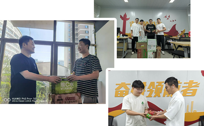 華宸∣炎炎夏日送清涼，情系前線(xiàn)沁人心